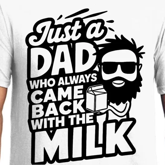 Bearded Dad That Always Came Back With The Milk Pajama Set