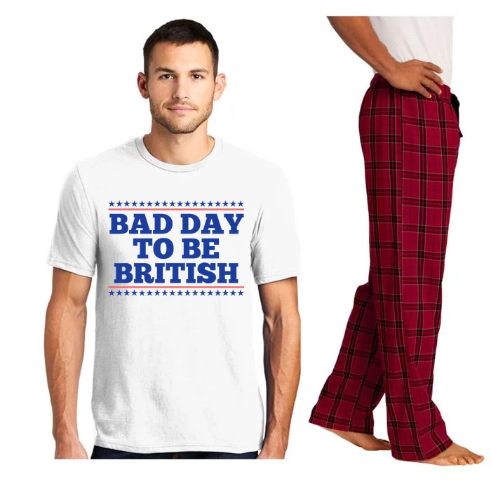 Bad Day To Be British Funny British 4th Of July Pajama Set