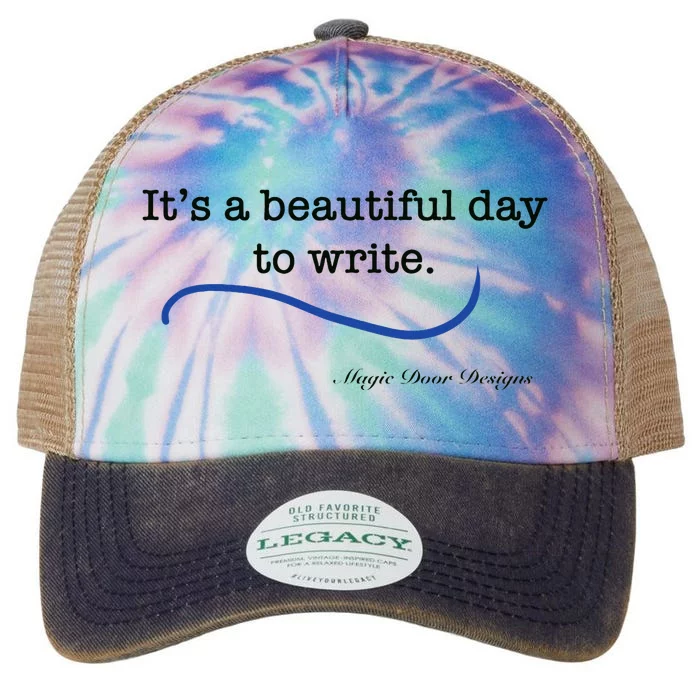 Beautiful Day To Write Legacy Tie Dye Trucker Hat