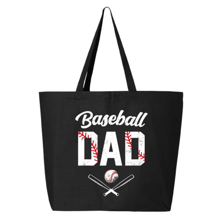 Baseball Dad USA Flag Gifts Dad Men Baseball Fathers Day 25L Jumbo Tote