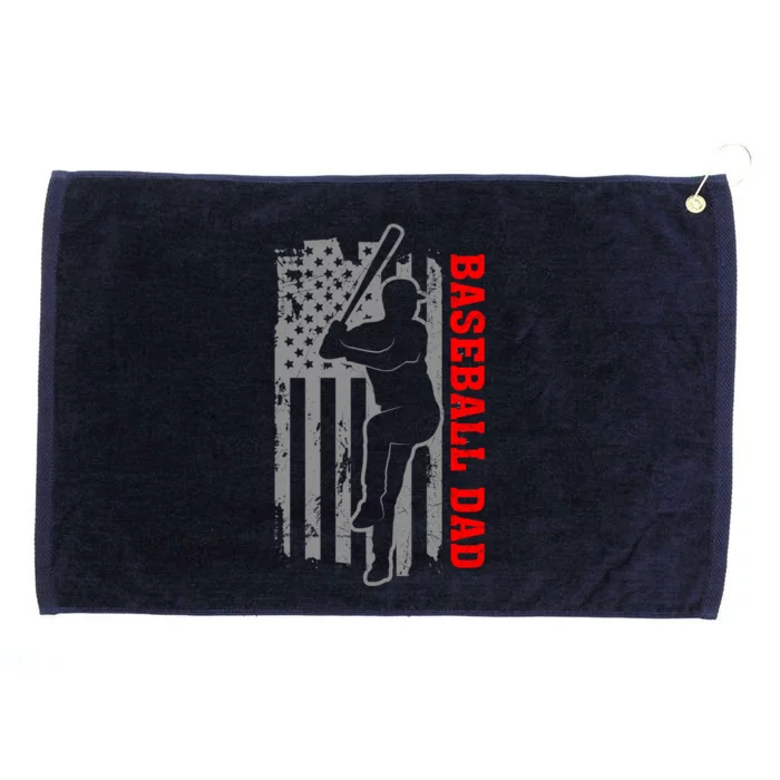 Baseball Dad Usa America Baseball Dad 'S Baseball Cool Gift Grommeted Golf Towel