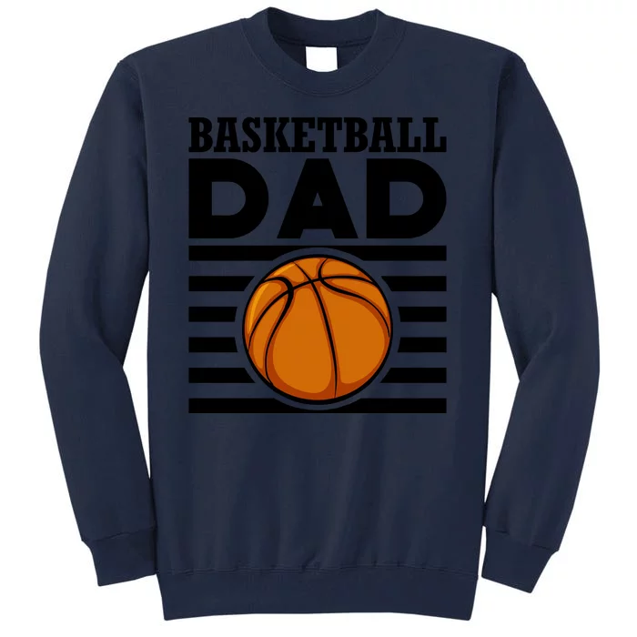 Basketball Dad Vintage Retro Line Tall Sweatshirt