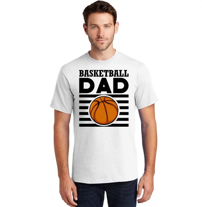 Basketball Dad Vintage Retro Line Tall T-Shirt