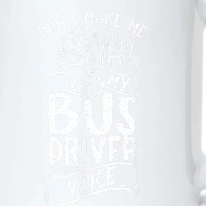 Bus Driver Voice Job Operator Busman Driving Black Color Changing Mug