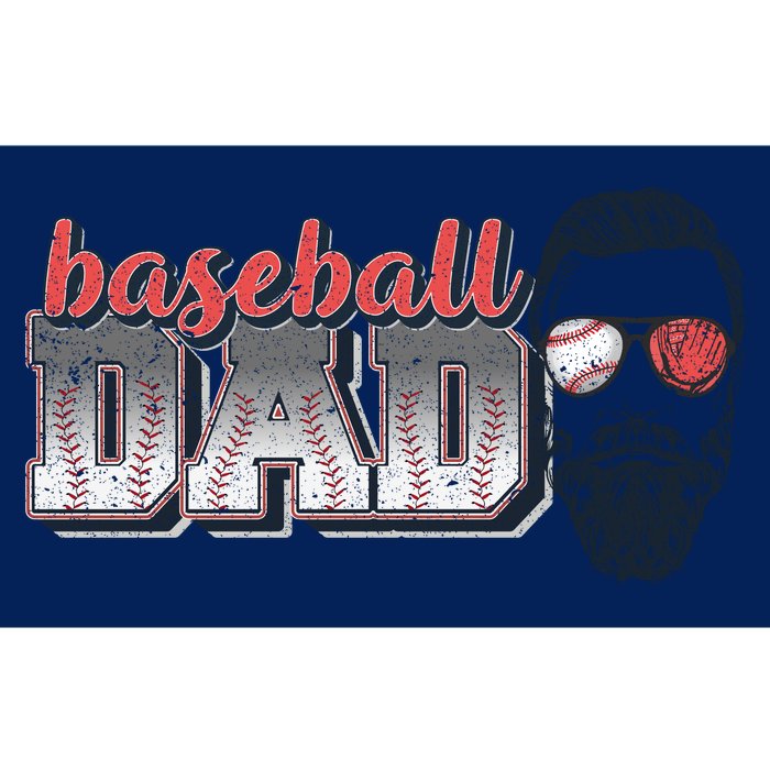 Baseball Dad Vintage Baseball For Dad Bumper Sticker