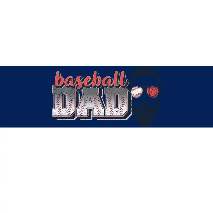 Baseball Dad Vintage Baseball For Dad Bumper Sticker