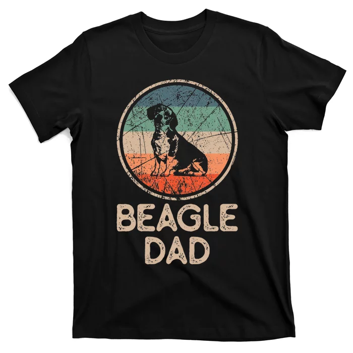 Beagle Dog - Vintage Beagle Dad T-Shirt