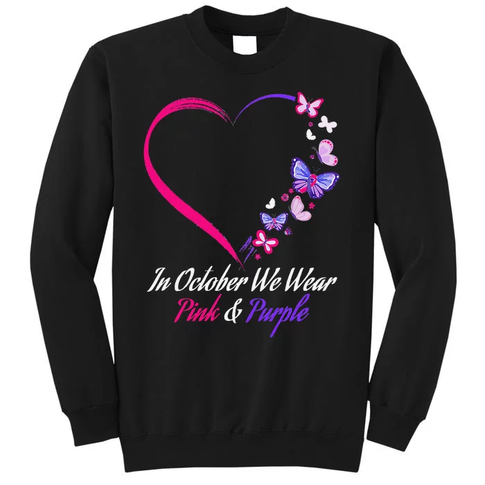 Butterfly Domestic Violence & Breast Cancer Awareness Sweatshirt