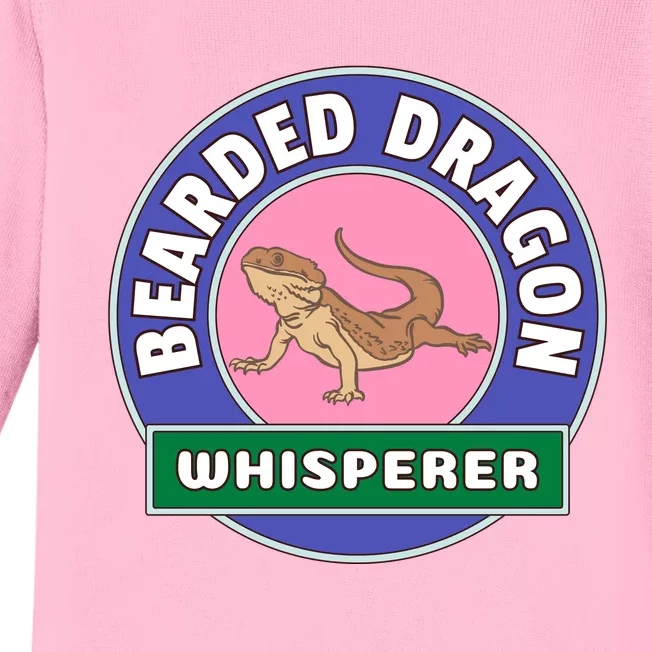 Bearded Dragon Whisperer Baby Long Sleeve Bodysuit