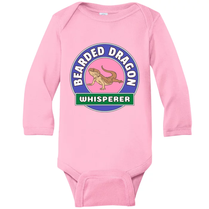 Bearded Dragon Whisperer Baby Long Sleeve Bodysuit