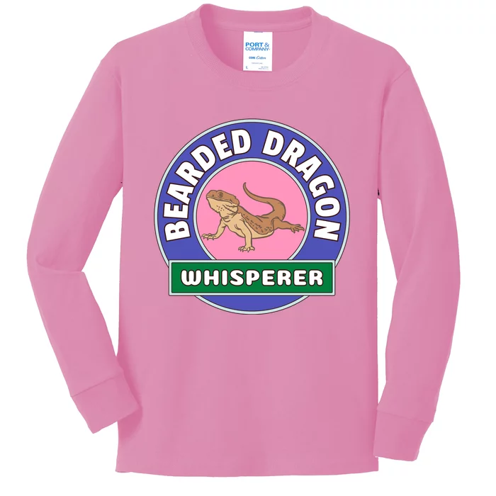 Bearded Dragon Whisperer Kids Long Sleeve Shirt