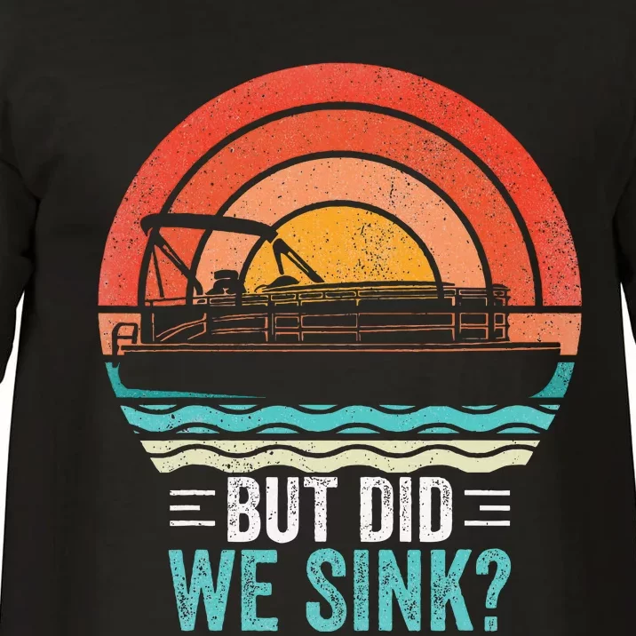 But Did We Sink Pontoon Funny Captain Boating Comfort Colors T-Shirt