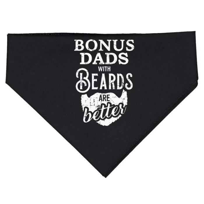 Bonus Dads With Beards Are Better USA-Made Doggie Bandana