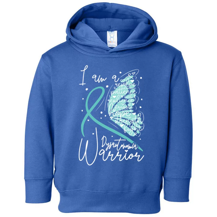 Butterfly Dysautonomia Warrior Dysautonomia Awareness Gift Toddler Hoodie