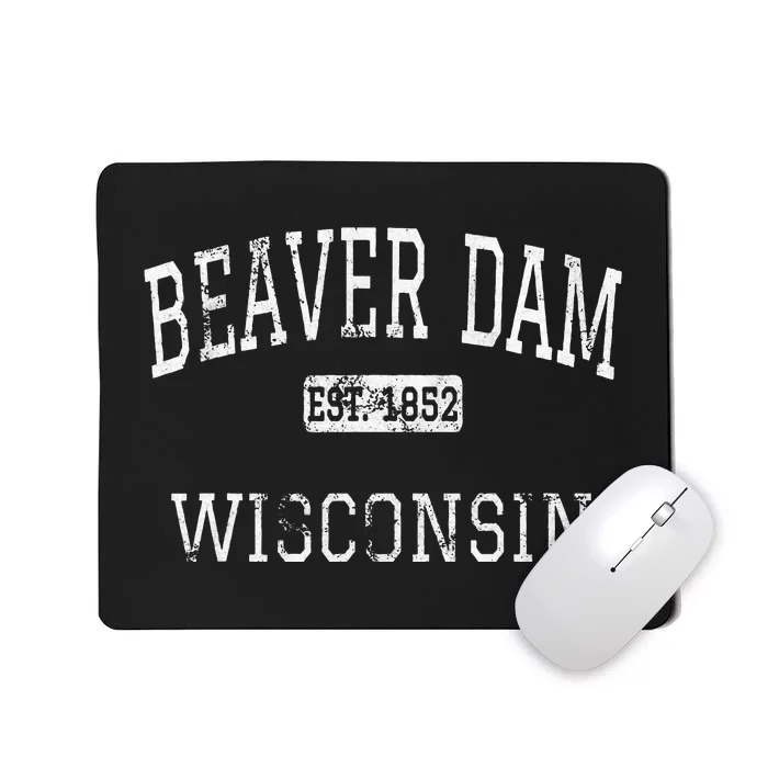 Beaver Dam Wisconsin Wi Vintage Mousepad