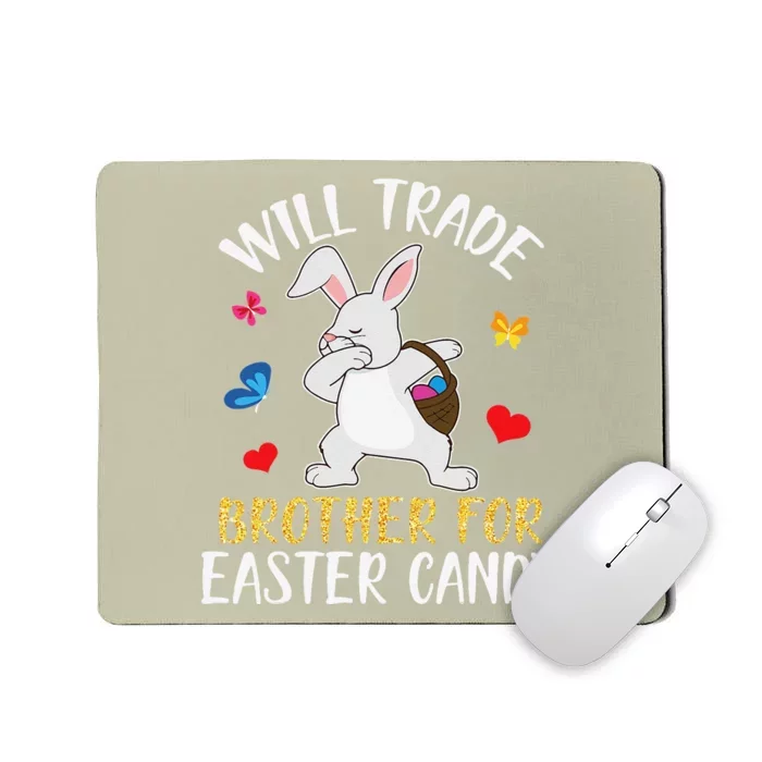 Bunny Dabbing With Eggs Will Trade Brother For Easter Candy Mousepad