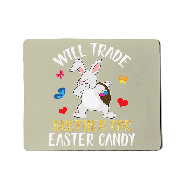 Bunny Dabbing With Eggs Will Trade Brother For Easter Candy Mousepad