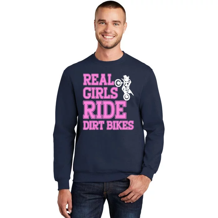 Braap Design Wo Motorcycle Motocross Girl Dirt Bike Sweatshirt