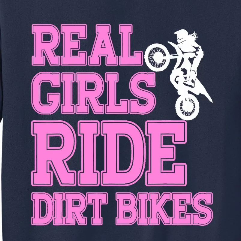 Braap Design Wo Motorcycle Motocross Girl Dirt Bike Sweatshirt