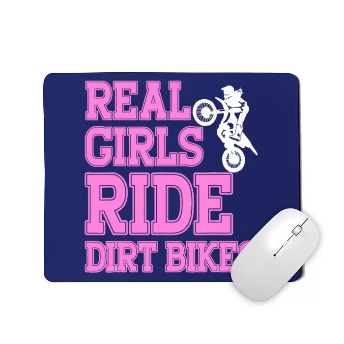 Braap Design Wo Motorcycle Motocross Girl Dirt Bike Mousepad