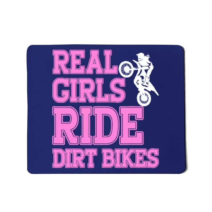 Braap Design Wo Motorcycle Motocross Girl Dirt Bike Mousepad