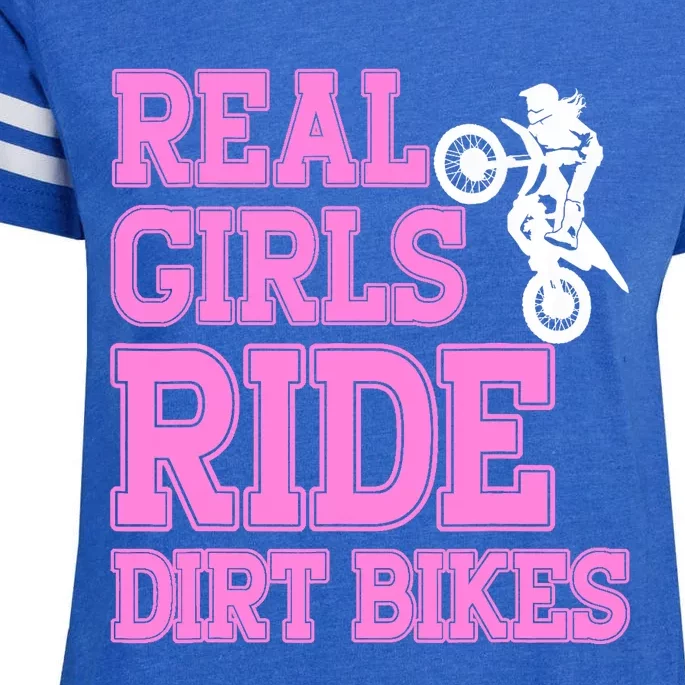 Braap Design Wo Motorcycle Motocross Girl Dirt Bike Enza Ladies Jersey Football T-Shirt