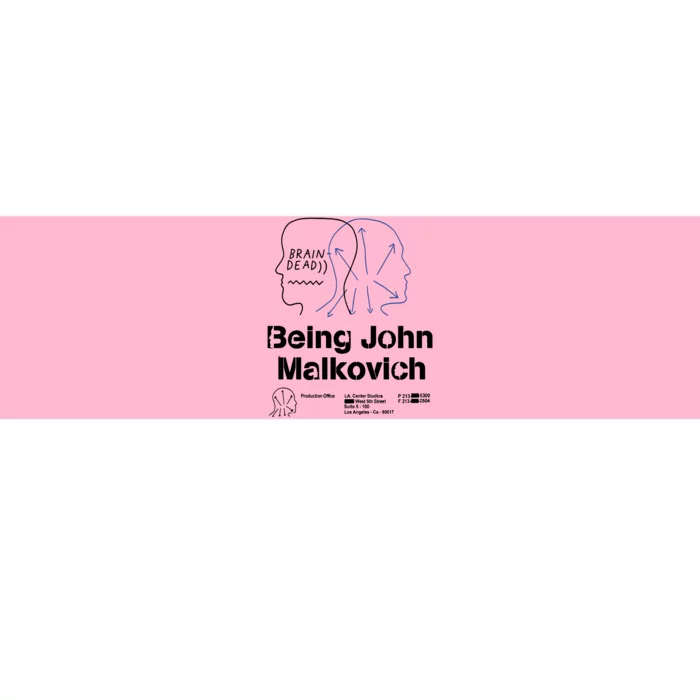 Brain Dead X Being John Malkovich Business Card White Bumper Sticker