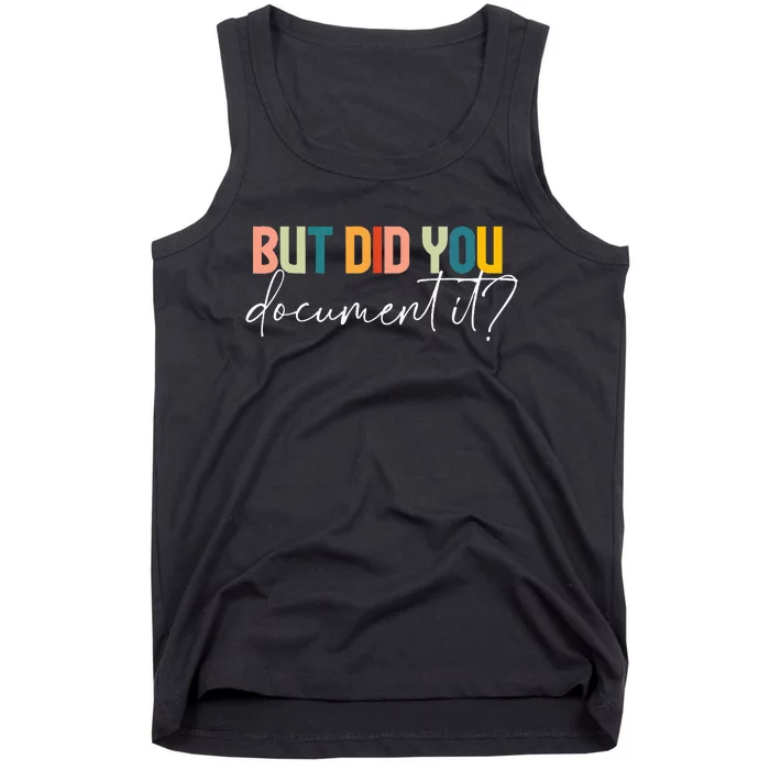 But Did You Docut It Funny Human Resources Hr Office Tank Top