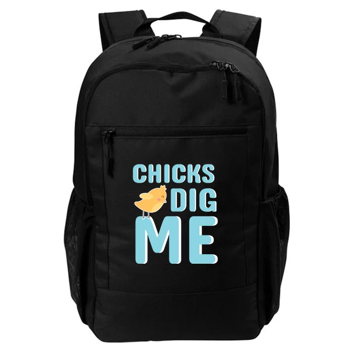 Chicks Dig Me Happy Easter Day funny easter for kids Boys Girls Daily Commute Backpack