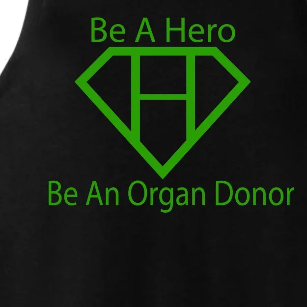 Be A Hero Organ Donor Ladies Tri-Blend Wicking Tank