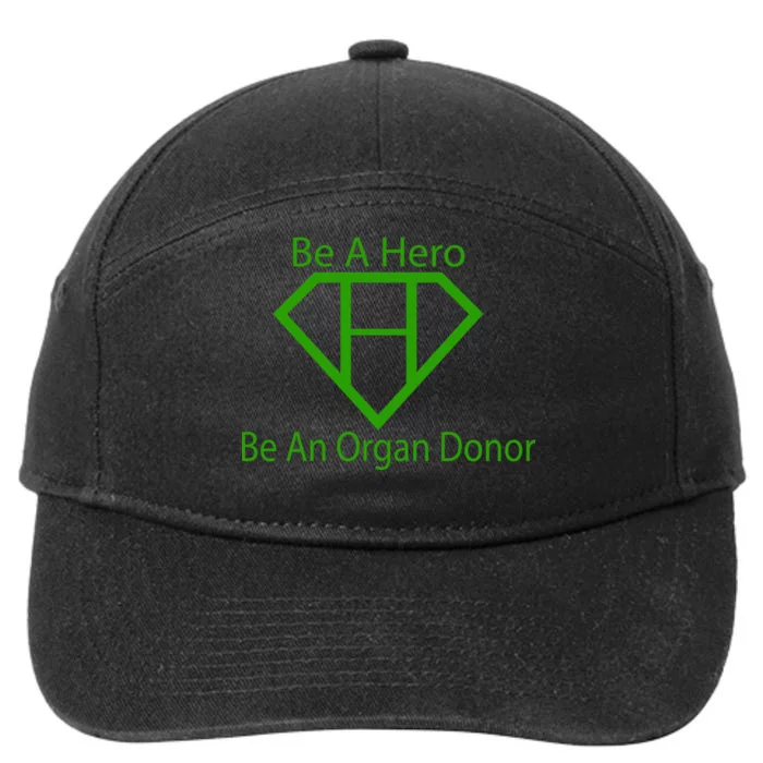 Be A Hero Organ Donor 7-Panel Snapback Hat