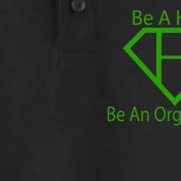 Be A Hero Organ Donor Dry Zone Grid Performance Polo