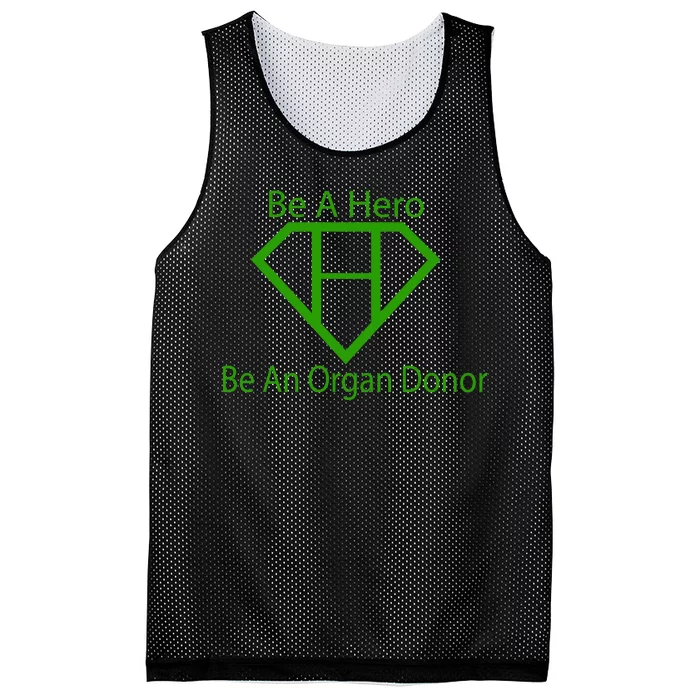 Be A Hero Organ Donor Mesh Reversible Basketball Jersey Tank