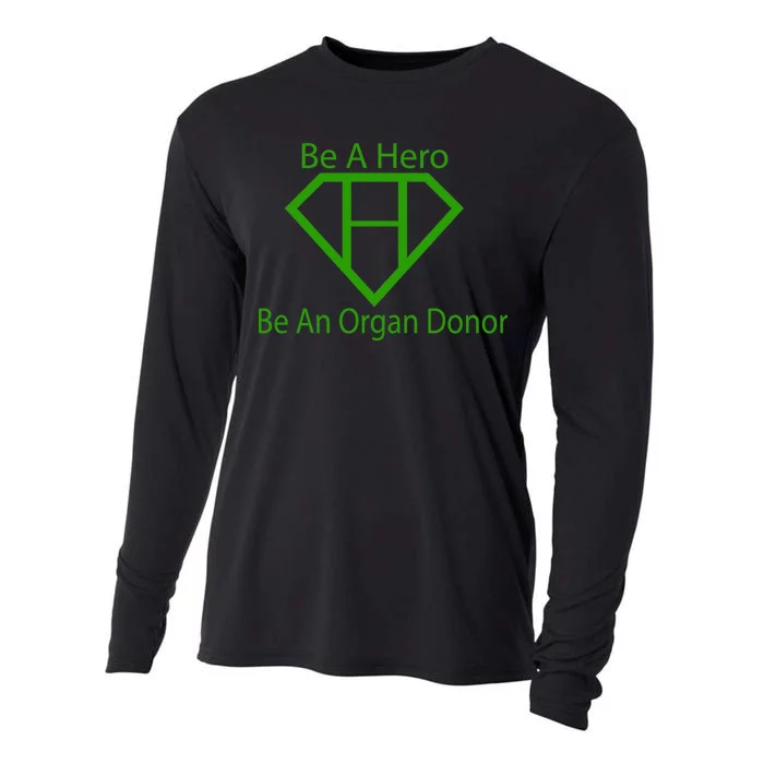 Be A Hero Organ Donor Cooling Performance Long Sleeve Crew