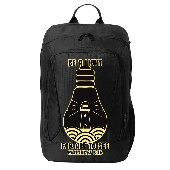 Be A Light For All To See City Backpack