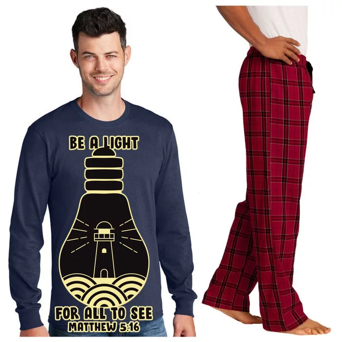 Be A Light For All To See Long Sleeve Pajama Set