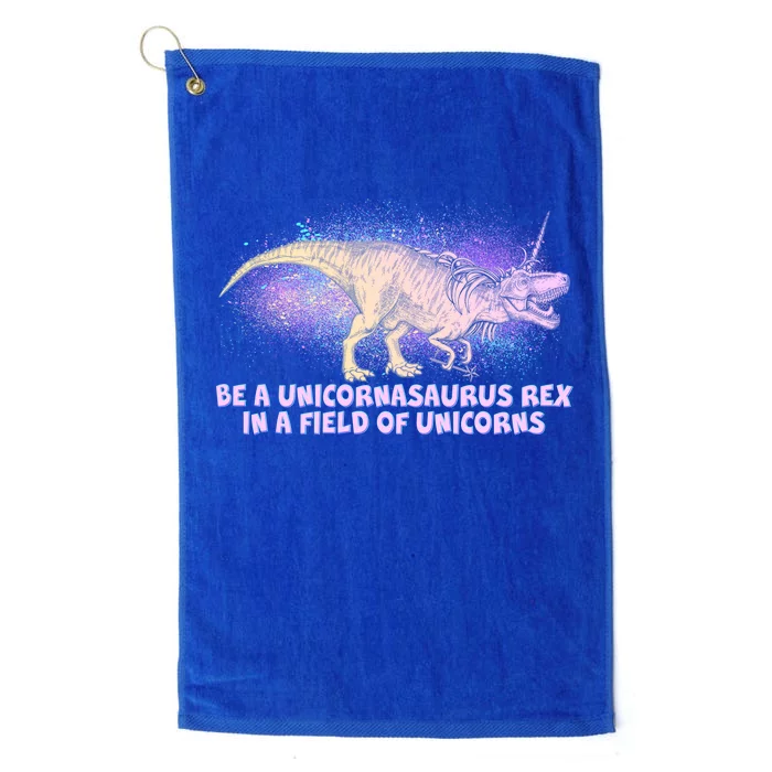 Be A Unicornasaurus Rex Platinum Collection Golf Towel