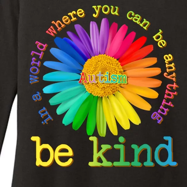 Be Anything Be Kind Autism Awareness Womens CVC Long Sleeve Shirt