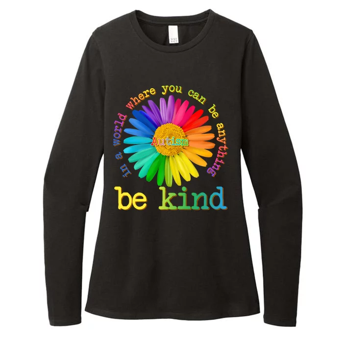 Be Anything Be Kind Autism Awareness Womens CVC Long Sleeve Shirt