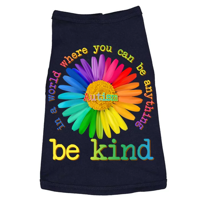 Be Anything Be Kind Autism Awareness Doggie Tank