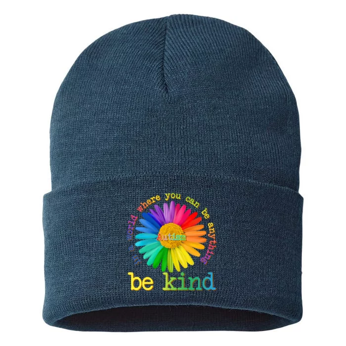 Be Anything Be Kind Autism Awareness Sustainable Knit Beanie