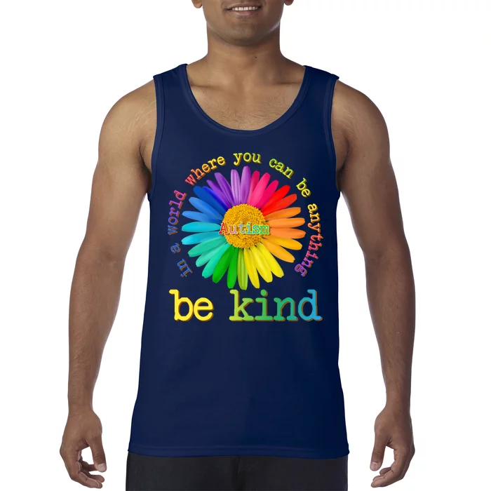 Be Anything Be Kind Autism Awareness Tank Top