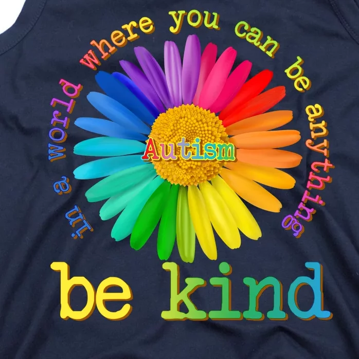 Be Anything Be Kind Autism Awareness Tank Top