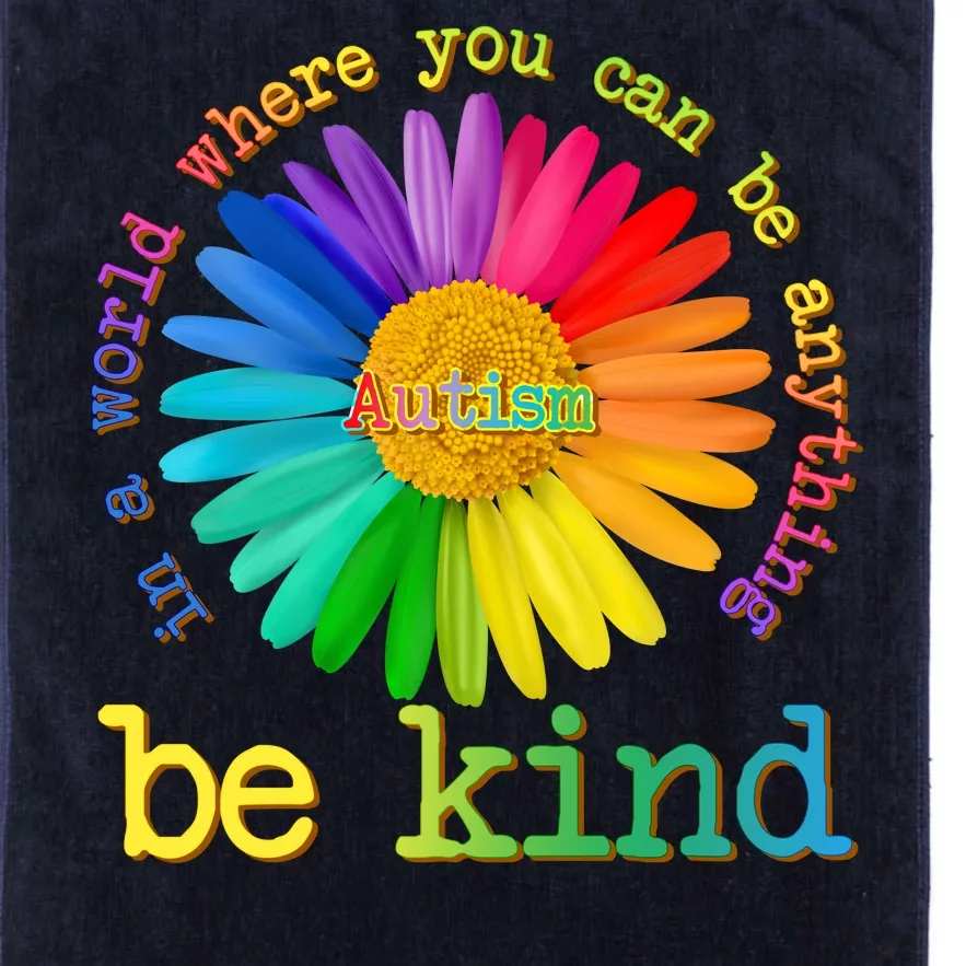 Be Anything Be Kind Autism Awareness Platinum Collection Golf Towel