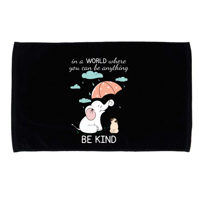 Be Anything Elephant Dog Umbrella Microfiber Hand Towel