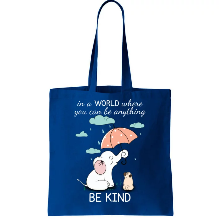 Be Anything Elephant Dog Umbrella Tote Bag