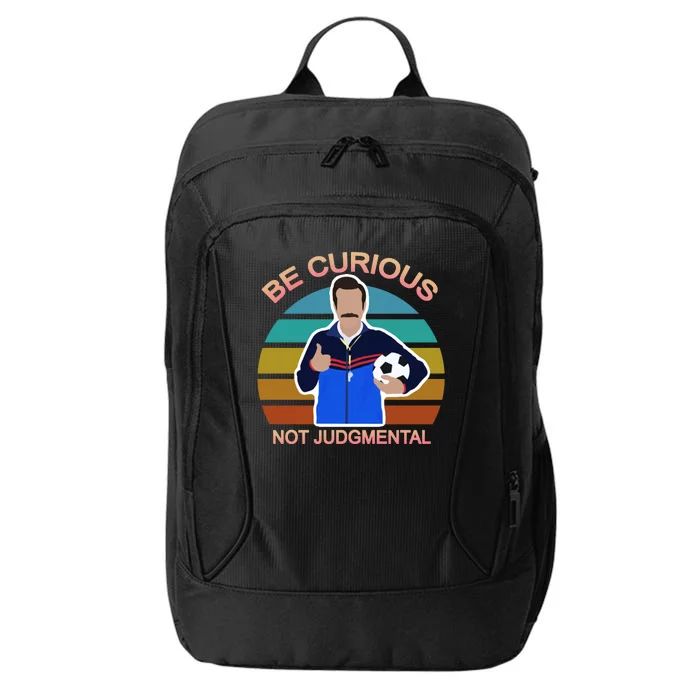 Be Curious Not Judgmental Funny Soccer City Backpack