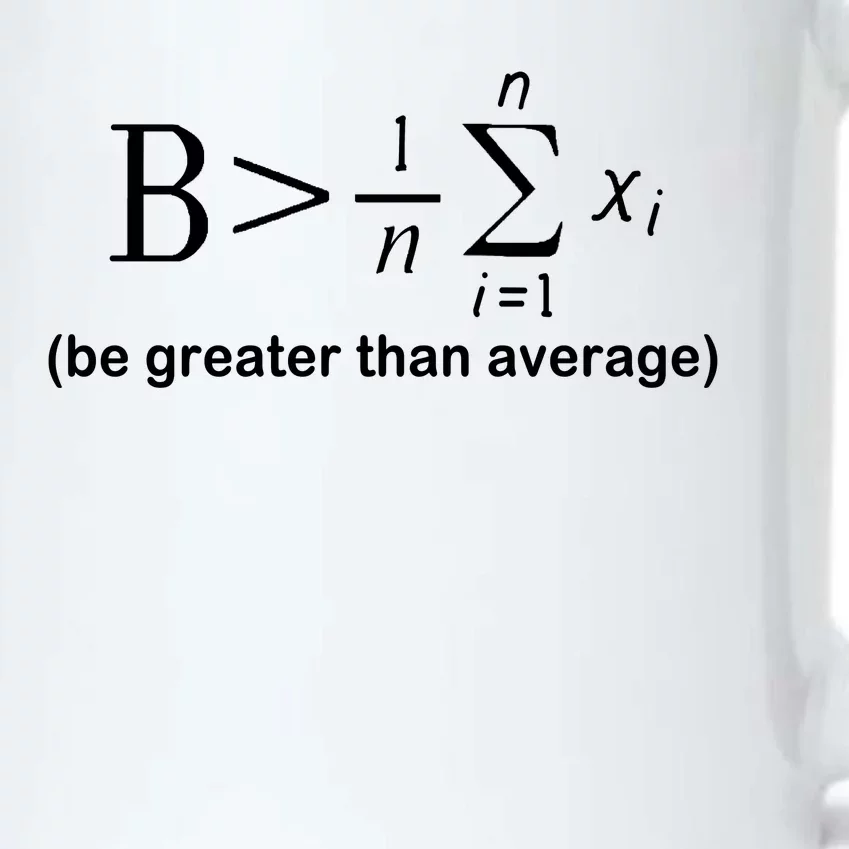 Be Greater Equation Math Black Color Changing Mug