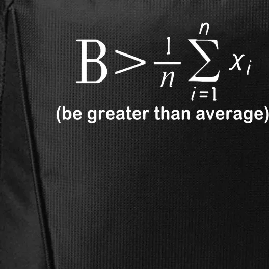 Be Greater Equation Math City Backpack