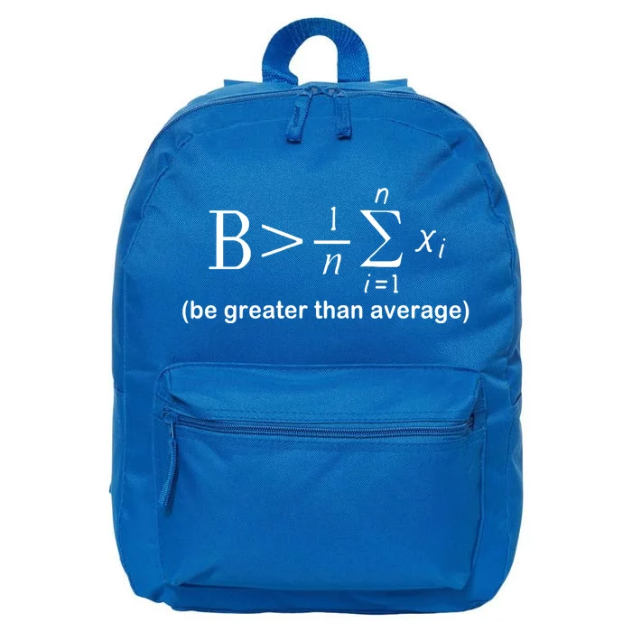 Be Greater Equation Math 16 in Basic Backpack